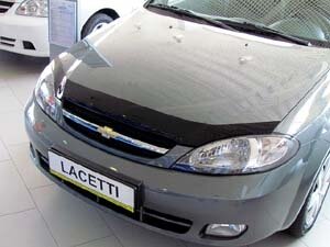 Дефлектор капота (мухобойка) Chevrolet Lacetti HB 2004-2013 (Шверолет Лачетти) SIM